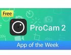 aplikacje App Store Darmowe free app of the week procam 2 promocje 