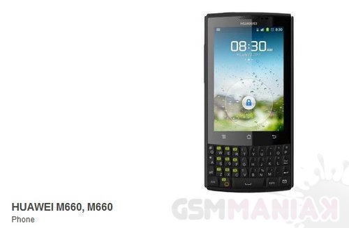 Huawei M660 – klawiatura QWERTY oraz Android 2.3 | gsmManiaK.pl