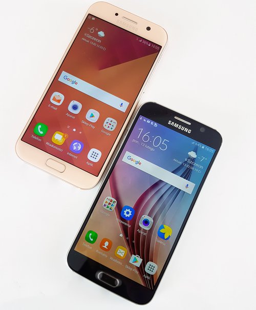 Samsung Galaxy S6 & Samsung Galaxy A5 (2017) / fot. gsmManiaK.pl 