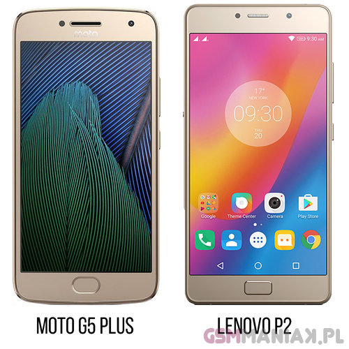 Motorola Moto G5 Plus vs Lenovo P2 / fot. gsmManiaK