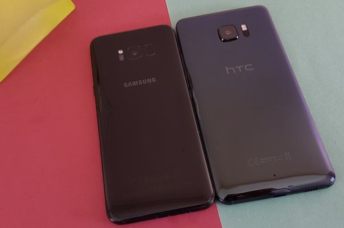 Samsung Galaxy S8+ i HTC U Ultra / fot. gsmManiaK.pl