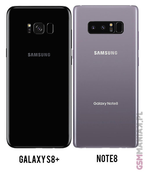 Samsung Note8 vs S8plus 2