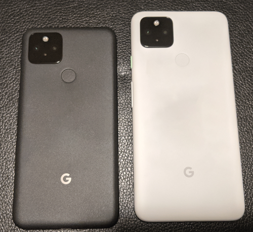 Pixel 5 (czarny) i Pixel 4a 5G (biały) / fot. Reddit
