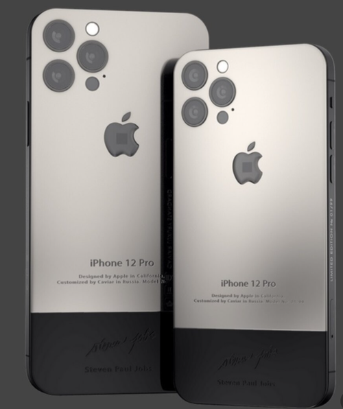 iPhone 12 Pro w specjalnej edycji Steve Jobs/fot. Caviar