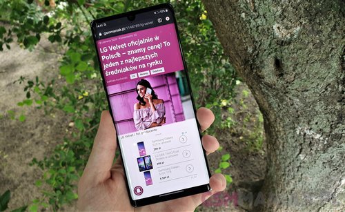 LG Velvet 5G / fot. gsmManiaK