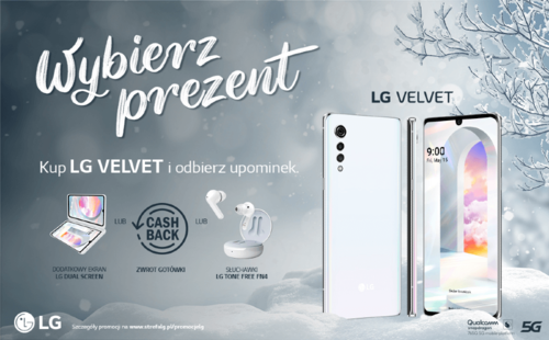 Promotion on LG Velvet.  Lots of gifts to choose from!