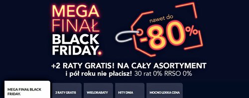 MEGA FINAŁ Black Friday 2021 w RTV Euro AGD