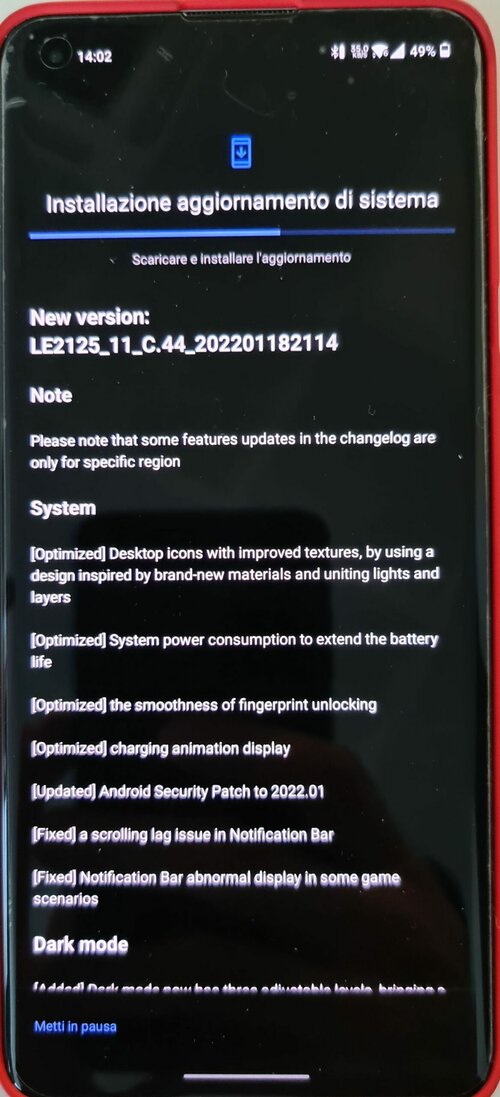 Aktualizacja OxygenOS 12 C.44 dla OnePlus 9 i OnePlus 9 Pro