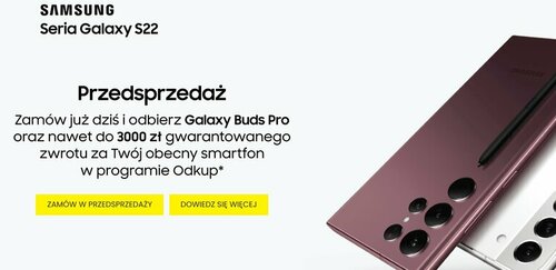 Samsung Galaxy S22 – prezenty w polskiej przedsprzedaży / fot. Media Expert
