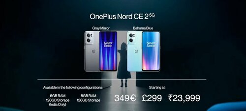 Oficjalne ceny OnePlus Nord CE 2 5G