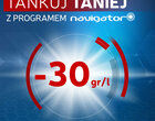 LOTOS odpowiada na promocję Orlen: paliwo -30 gr/l z programem Navigator