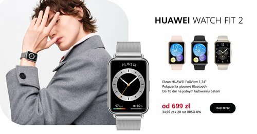 Huawei Watch Fit 2 w Polsce cena dostępność promocja sklepy