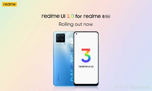 realme 8 Pro Android 12 realme UI 3.0