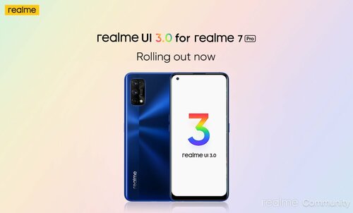 realme UI 3.0 based on Android 12 rolling out now for realme 7 Pro