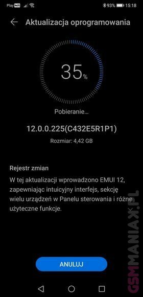 Huawei P20 Pro EMUI 12 w Polsce
