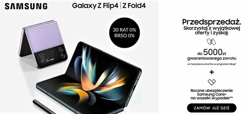 Samsung Galaxy Z Flip 4 Samsung Galaxy Z Fold 4 cena przedsprzedaż promocja