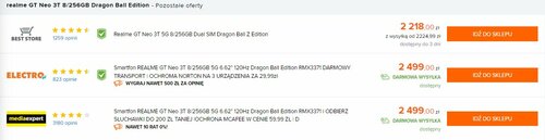 realme GT Neo 3T Dragon Ball