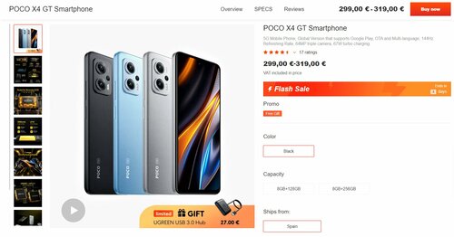 Xiaomi POCO X4 GT promocja cena Goboo