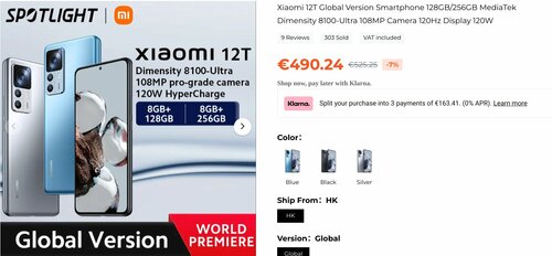Xiaomi 12T