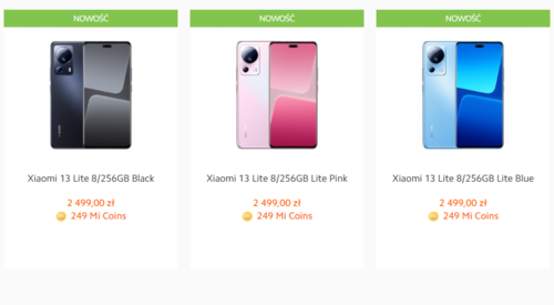 Xiaomi 13 Lite 5G cena w Polsce