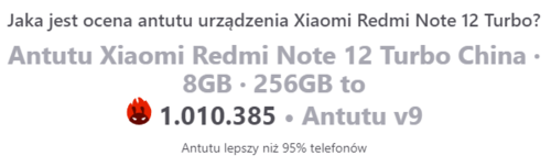 Xiaomi Redmi Note 12 Turbo