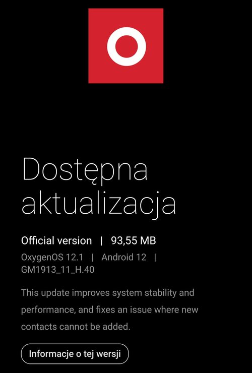 OnePlus 7 Pro nowa aktualizacja 2023
