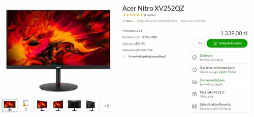 Acer Promo Monitor Acer Nitro