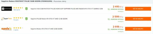 Sapphire Radeon RX 6700 XT Pulse