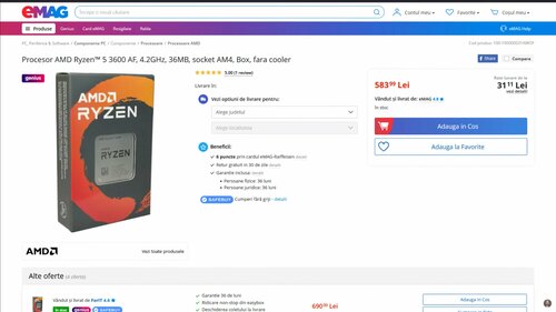 AMD Ryzen 5 3600 AF