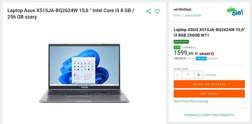 ASUS X515JA BQ2624W