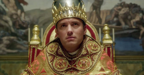 Kadr z trailera serialu "Young Pope"
