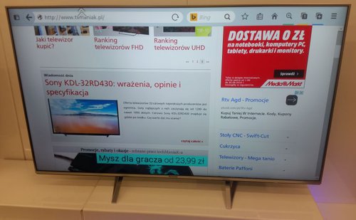 Panasonic TX-58DXU701 / fot. tvManiaK